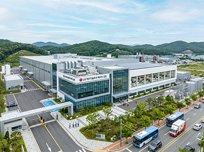 Battery manufacturing facility in South Korea